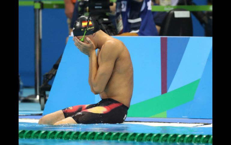 Los 400 metros libres eran su única competencia individual. AP / L. Jin-man