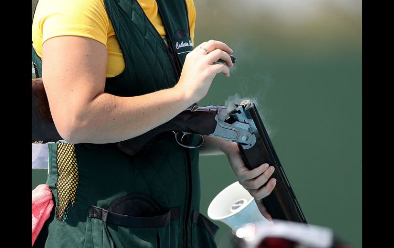 Catherine Skinner, Australia suma una medalla de oro más en el medallero. EFE / L. Muñoz