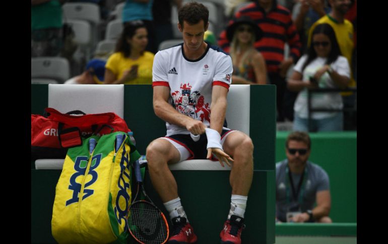 Andy Murray durante su juego. AFP / R.Schmidt