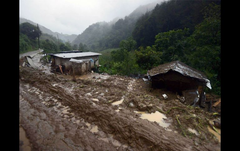 En las últimas horas, se han registrado fuertes lluvias en los estados de Veracruz y Puebla. AFP / E. Murillo