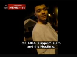 En el video se puede apreciar la cara del joven con claridad. ESPECIAL / MEMRI.TV