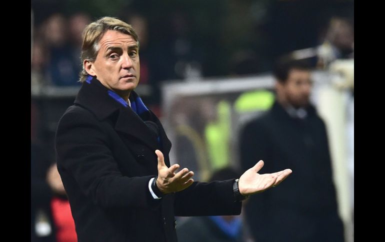 Roberto Mancini deja el Inter sin conquistar nada para el cuadro neroazzurro. AFP / G.Cacace