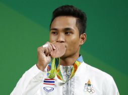 Sinphet Kruaithong es el segundo deportista tailandés que gana una medalla en Río, después del oro de Sopita Tanasan. EFE / N. Bothma