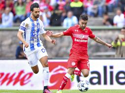 Rául en el encuentro contra Toluca. MEXSPORT / I.Ortiz