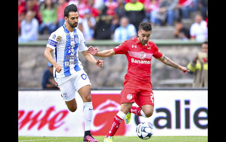 Rául en el encuentro contra Toluca. MEXSPORT / I.Ortiz