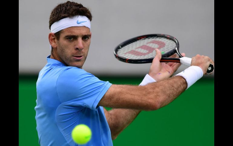 Del Potro clasificó a esta ronda ganandole al favorito  Novak Djokovic. AFP / M.Bernetti