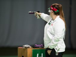 Alejandra Zavala obtuvo el cuarto sitio en la prueba de tiro de pistola de aire a 10 metros. MEXSPORT / J. Martínez