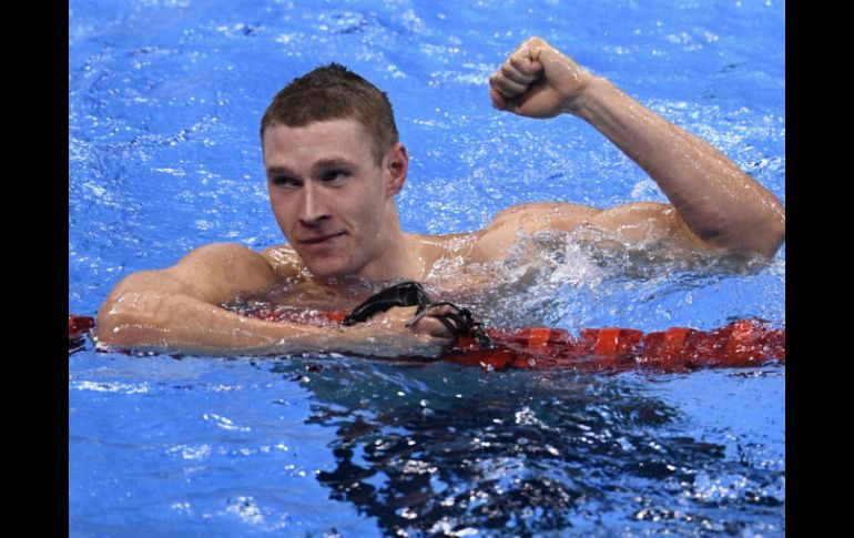 El estadounidense Ryan Murphy se coronó este lunes campeón de los 100m espalda. AFP / M. Bureau