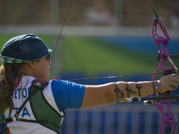 Guendalina Sartori, Lucilla Boari y Claudia Mandia acabaron su participación de tiro con arco en la cuarta posición. MEXSPORT / O. Aguilar