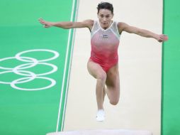 La originaria de Uzbekistán clasificó a la final de salto con base en quinto lugar y ahora compite por una medalla. EFE / T. Zenkovich