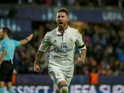 Aparece Sergio Ramos para cabecear a puerta vacía un centro de Lucas Vázquez en la última jugada. AP / N. Alley