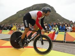 Cancellara culminó los 54.5 kilómetros de la prueba por delante del holandés Tom Dumoulin y del británico Chris Froome. AP / P. Semansky