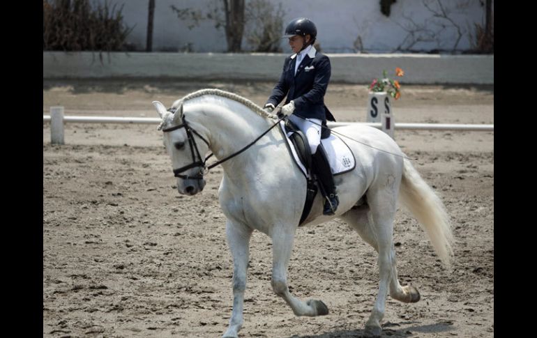 Bernadette Pujals, la mexicana que participará en ecuestre en Río 2016. SUN / I.Stephens