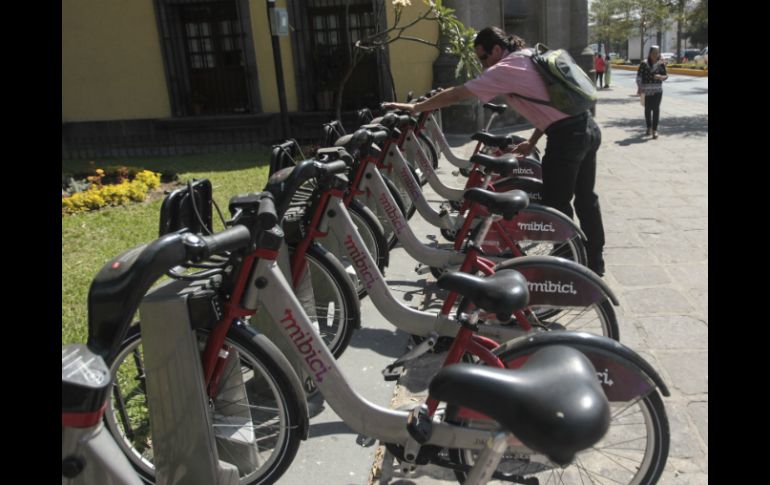 MiBici detalló que el polígono de Chapalita contará con 35 estaciones, de las cuales 18 se ubican en el Guadalajara. EL INFORMADOR / ARCHIVO