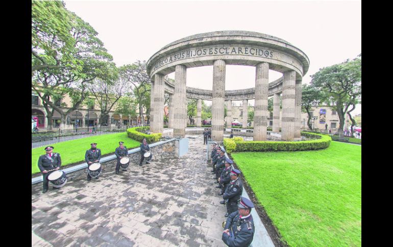 Recinto. En el monumento se conservan los restos de los considerados Jaliscienses Ilustres. EL INFORMADOR /