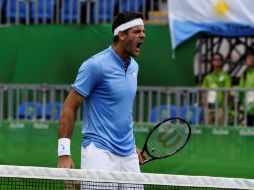 Tras su avance, Juan Martín del Potro se enfrentará en su siguiente encuentro al español Roberto Bautista. AFP / L. Acosta