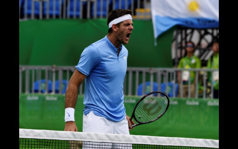 Tras su avance, Juan Martín del Potro se enfrentará en su siguiente encuentro al español Roberto Bautista. AFP / L. Acosta