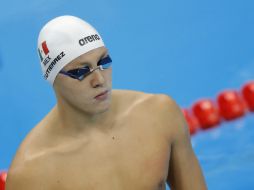 Durante su competencia, Gutiérrez concluyó en el séptimo lugar de los nadadores con quienes compartió la piscina. EFE / L. Jr