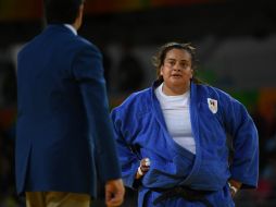 ''Estoy triste por la eliminación, pero también estoy contenta por 16 años de carrera'', expresa la judoca en su despedida. MEXSPORT / O. Aguilar