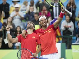 Los españoles ganaron en la ronda previa a los canadienses Daniel Nestor y Vasek Pospisil. AFP / L. Acosta