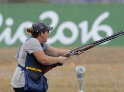 La norteamericana durante las pruebas de calificación. AP / H.Ammar