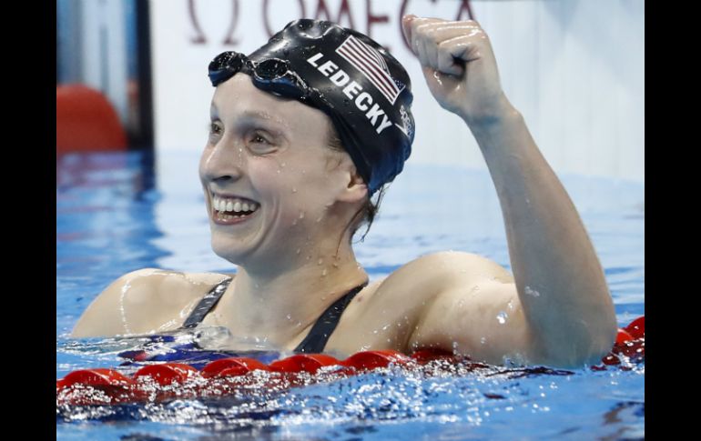 Se trata de la cuarta medalla que gana Ledecky en Río 2016. AFP / O. Andersen