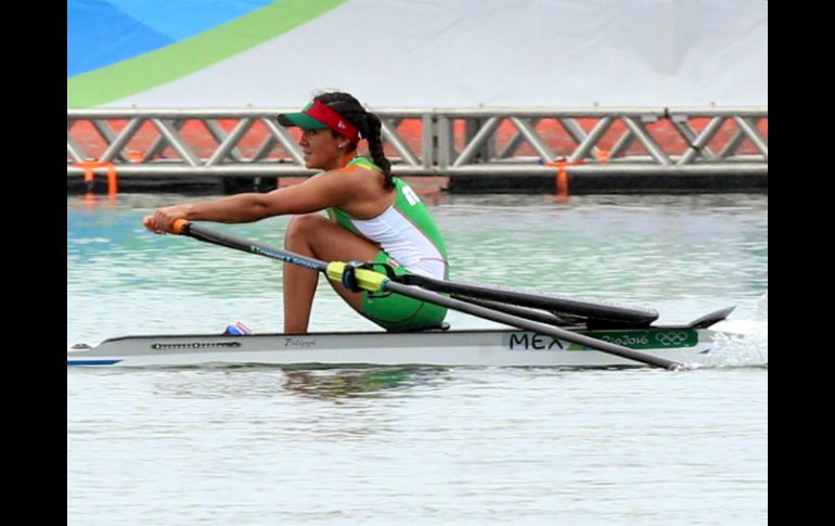 Lechuga Alanis sabía de lo complicado del reto en el Estadio de Lagoa, aunque no dejó de luchar. NTX / J. Arciga