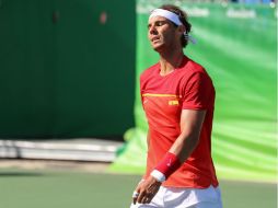 Nadal cae 6-2, 6-7 (1), 6-3 en un partido de casi tres horas jugado en la cancha uno del complejo olímpico de tenis. MEXSPORT / A. Chaco