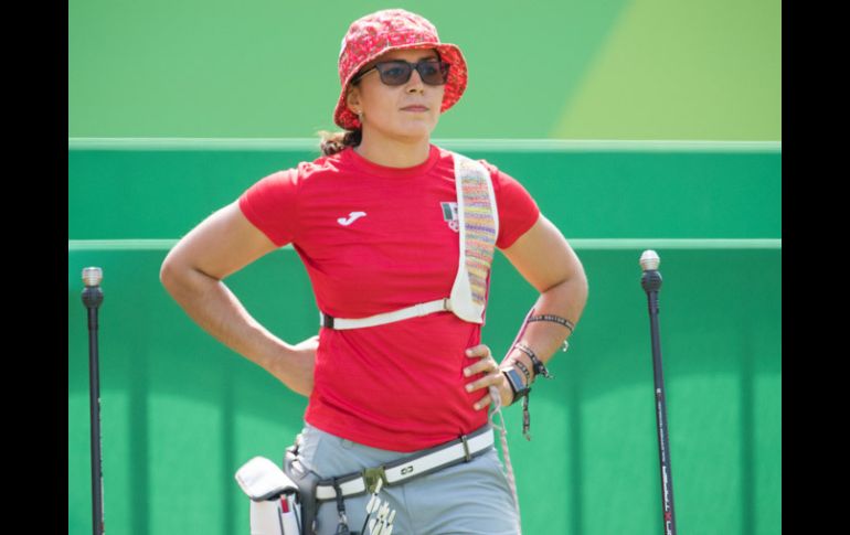 La arquera Aída Román crítico los manejos del deporte en México. MEXSPORT / J.Martínez