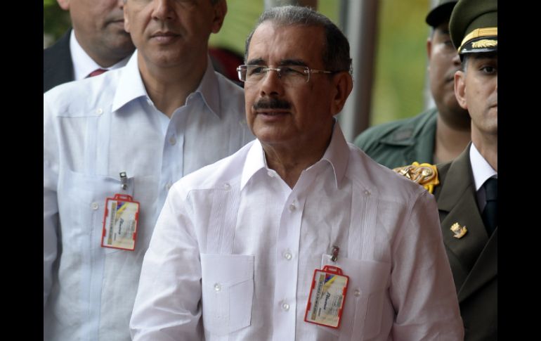 Danilo Medina comenzará el 16 de agosto su segundo cuatrienio consecutivo como presidente de República Dominicana. AFP / ARCHIVO