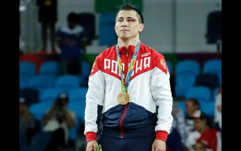 En Londres 2012, el atleta ruso ganó en los 74 kilogramos, y ahora en suelo brasileño volvió a erigirse como el mejor. AFP / J. Guez