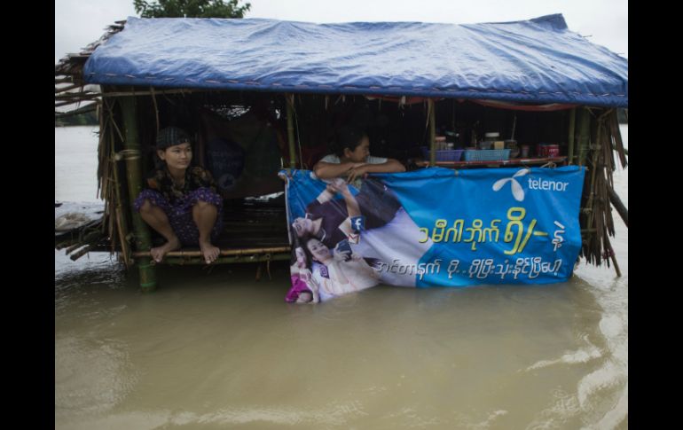 La estación lluviosa o del monzón en Birmania comienza por lo general en mayo y concluye en octubre. AFP / Y. Aung Thu