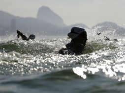 La vencedora nadó la distancia, frente a las playas de Copacabana, en 1:56.32.1 horas. AP / D. Goldman