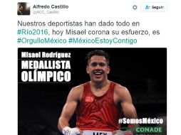 Alfredo Castillo ha sido responsabilizado por el desempeño de la delegación mexicana en Río 2016. TWITTER / @ACC_Castillo