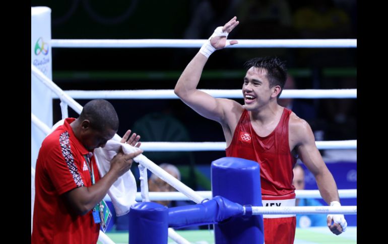 La medalla asegurada por Rodríguez tiene dedicatoria especial: su mamá. NTX / J. Arciga