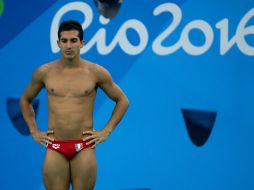 Rommel Pacheco se mete a la pelea por las medallas en el trampolín de tres metros en Río 2016. EFE / J.Méndez