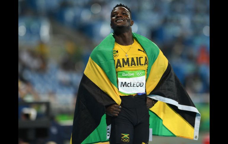 McLeod se distinguió por registrar los mejores tiempos en el Estadio Olímpico. AFP / J.  EiseleI