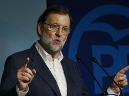 Para renovar al frente del Gobierno español, Rajoy necesita 176 escaños en el Congreso, son la mayoría absoluta. EFE / F. Alvarado