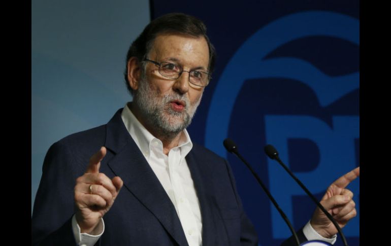 Para renovar al frente del Gobierno español, Rajoy necesita 176 escaños en el Congreso, son la mayoría absoluta. EFE / F. Alvarado