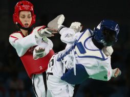 La mexicana Itzel Manjarrez cayó 0-10 ante la serbia Tijana Bogdanovic. EFE / T. Zenkovich