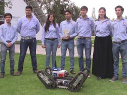 El equipo de la Universidad Panamericana campus Aguascalientes obtuvo el primer lugar en la categoría de manipulación. TWITTER / @HectorHGutierre