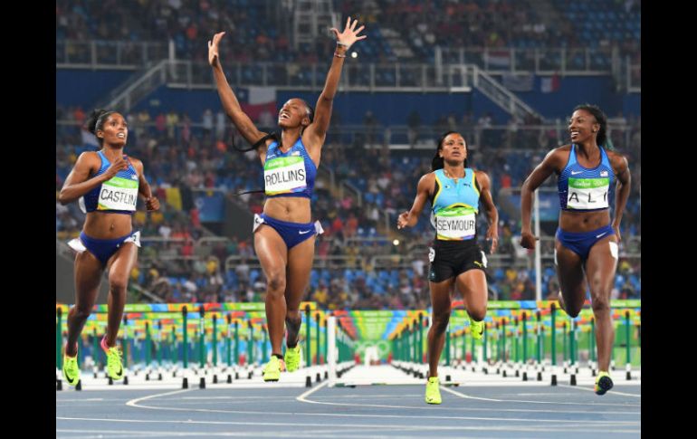 Rollins, de 24 años, que fue campeona del mundo de la disciplina en Moscú 2013. EFE / O. Morin