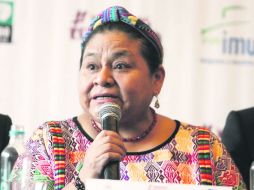 Rigoberta Menchú. La activista guatemalteca visitó la Ciudad de México para promover #VámonosRespetando. NTX /