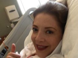 El mensaje de Edith es publicado en Instagram junto a una imagen suya en el hospital. INSTAGRAM / edithgonzalezmx1