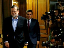 Rajoy cuenta con los votos de los 137 diputados del PP, y si se logra el acuerdo con Ciudadanos sumaría 32. NTX / ARCHIVO