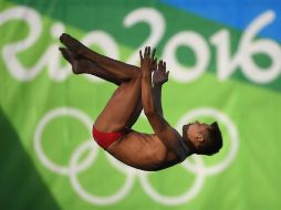 Germán Sánchez se metió a la semifinal de la plataforma de 10 metros varonil. MEXSPORT / O.Aguilar