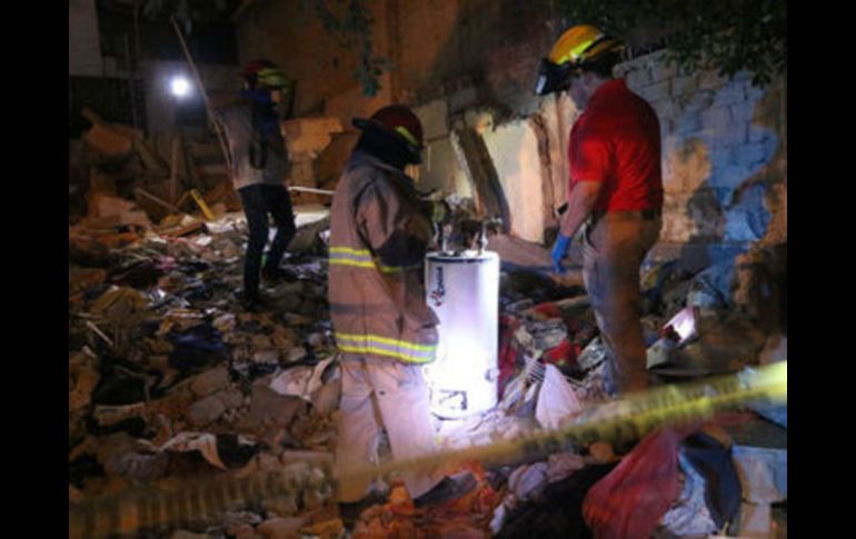 La explosión ocurrió después que una persona encendió la luz e hizo detonar el gas acumulado dentro de la habitación. TWITTER / @UMPCyBZ