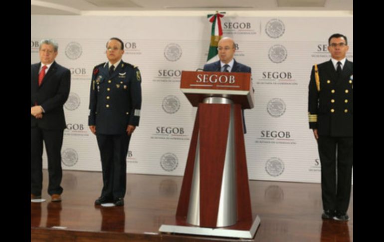 Renato Sales, comisionado Nacional de Seguridad, durante una rueda de prensa en la Ciudad de México. TWITTER / @PGR_mx