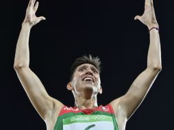 Hernández se convirtió en el primer medallista olímpico de esta disciplina para una delegación mexicana. AFP / J. Macdougall