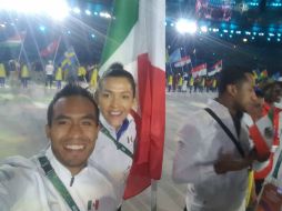 María Espinoza portó la bandera de México en la ceremonia de clausura de Río 2016. FACEBOOK / @CONADE